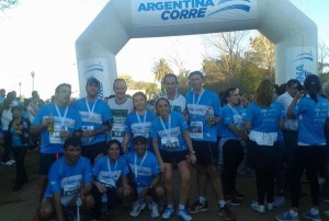 Algunos de los uruguayenses que participaron en Colón en el 2013.
