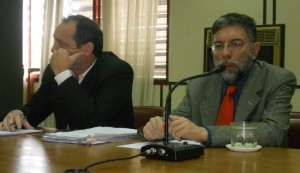 Martín Barral y su abogado defensor.