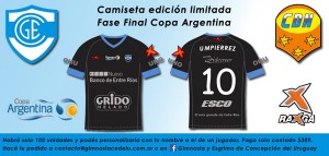 2014-copa Argentina camiseta negra
