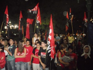 Marcha y actividades en la plaza por el 24 de marzo+JP Evita