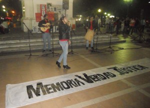 Marcha y actividades en la plaza por el 24 de marzo -Alquimia