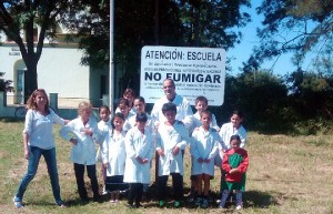 escuela no fumigar