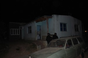 2014-allanamiento policial en La Higuera- 10 de mayo