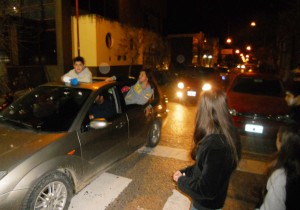 9 de julio- festejos de la gente por la Semifinal del Mundial 002