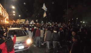 9 de julio- festejos de la gente por la Semifinal del Mundial 019