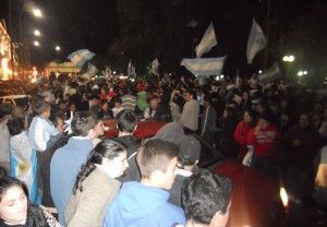 9 de julio- festejos de la gente por la Semifinal del Mundial 024