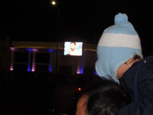 9 de julio- festejos de la gente por la Semifinal del Mundial 039