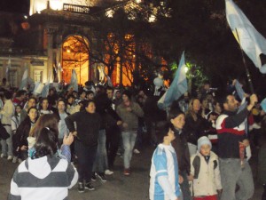 9 de julio- festejos de la gente por la Semifinal del Mundial 045