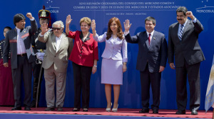 Evo Morales, Jose Mujica, Dilma Rousseff, Cristina Fernandez, Horacio Cartes ,  Nicolas Maduro