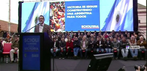 Scioli en Gchú