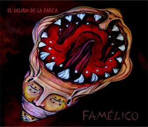 Ilustración de "Famélico", trabajo que contiene nueve canciones. (Foto: Prensa de "El Delirio de la Parca").
