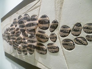 "El esgrafiado me caracteriza porque me apasiona". (Foto: J.H)