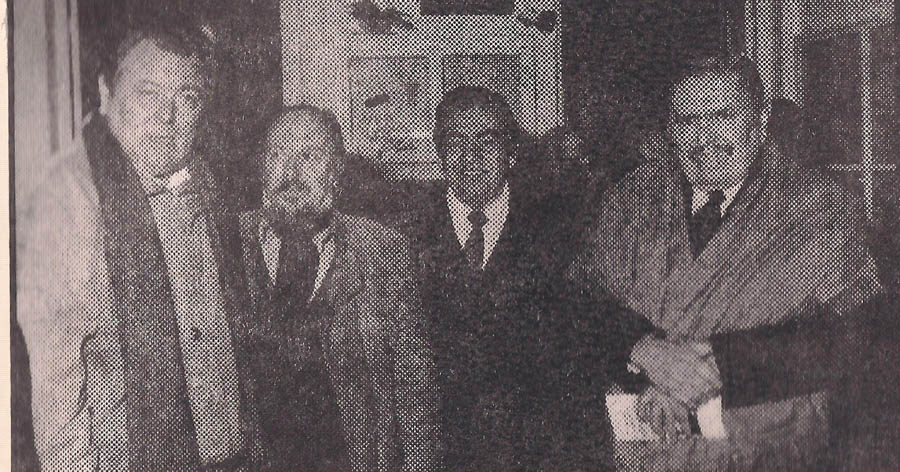 Con Roberto Román, Anibal Sampayo y Linares Cardozo