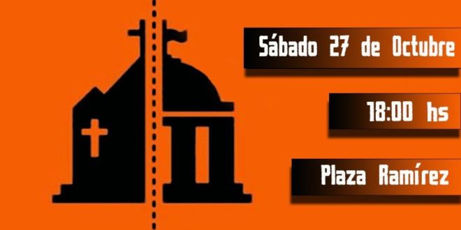 Organizan una actividad en Plaza Ramírez pidiendo la separación de Iglesia  del Estado - El Miércoles Digital