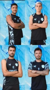 Los jugadores que no seguirían en El Lobo: Julián Acosta, Juan Alfaro, Gonzalo Arce y Jonathan López 