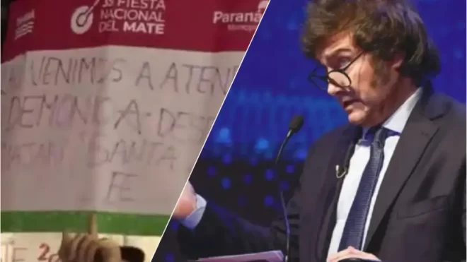 Insultos a Milei en la Fiesta Nacional del Mate: la crisis yerbatera llegó al escenario en Paraná - El Miércoles Digital