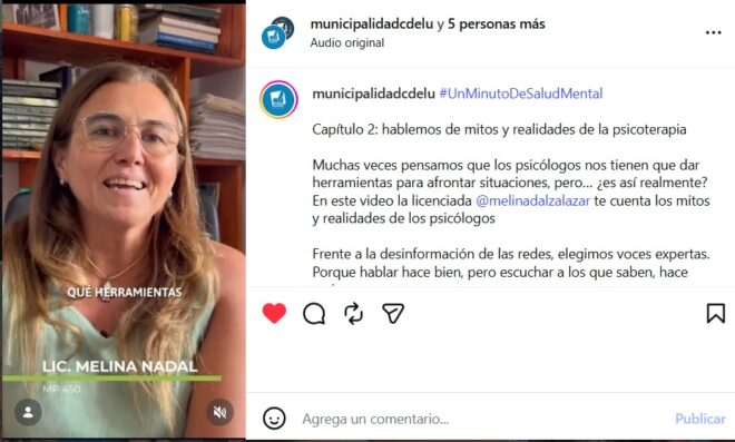 Difundieron un nuevo video de la campaña Un minuto de Salud Mental - El Miércoles Digital