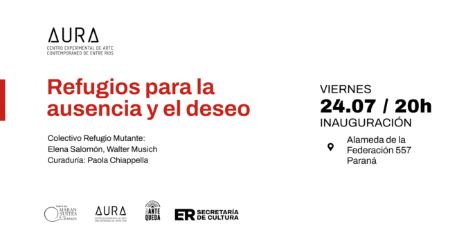 Inauguran una nueva  exposición de arte contemporáneo entrerriano en AURA